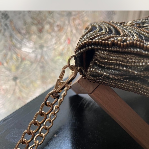 **1990s** beaded metallic evening bag - Picture 3 of 5